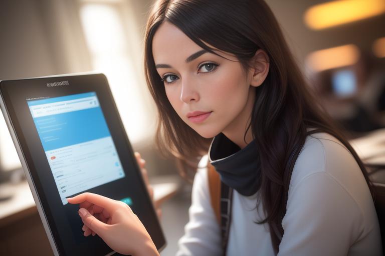 A conceptual image showing a user engaging with the updated interface