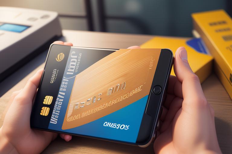 A person using a credit card for an online purchase signifying the mechanistic insights of using a credit card.