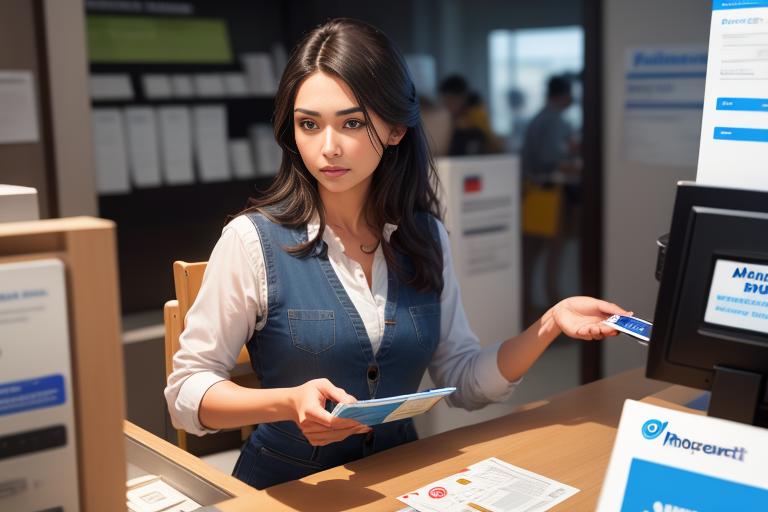 Image depicting a person earning rewards points by swiping an American Express Card at a merchant